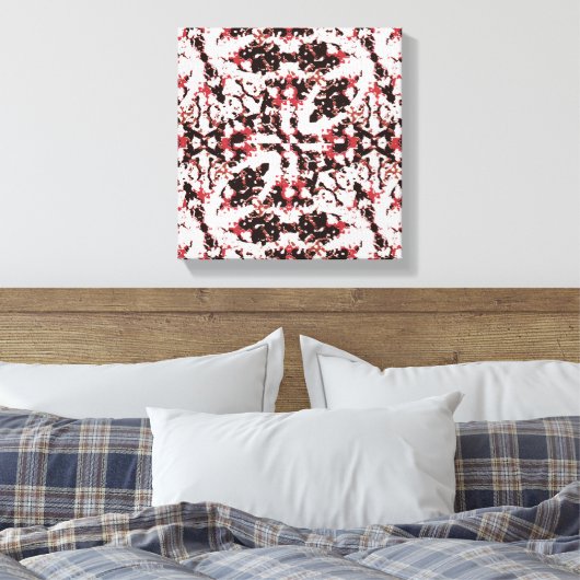 Texture Mosaic Abstract Design Canvas Afdruk (Insitu (Slaapkamer))