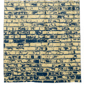 Texture of a brick wall. Elegant wallpaper design. Douchegordijn (Voorkant)