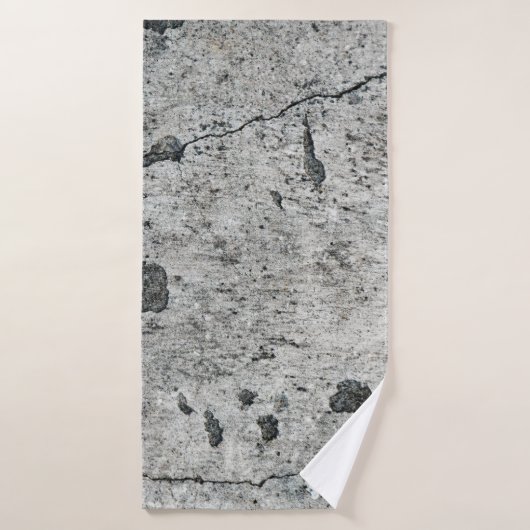 Texture of an old cracked concrete wall. Backgroun Badhanddoek (Badhanddoek)