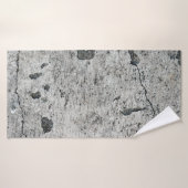 Texture of an old cracked concrete wall. Backgroun Badhanddoek (Badhanddoek)