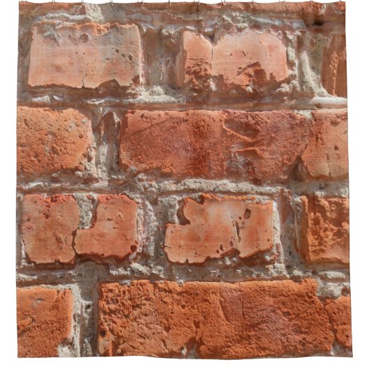 Texture of old weathered brick. Background of old  Douchegordijn (Voorkant)