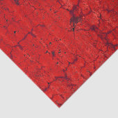 Texture Red Rustic  Antiek Grunge Tissuepapier (Detail)