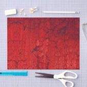 Texture Red Rustic  Antiek Grunge Tissuepapier (Craft)