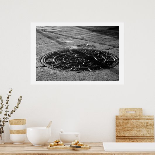 Texture Study of Night-time Sightwalk Poster (Keuken)