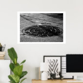 Texture Study of Night-time Sightwalk Poster (Thuiskantoor)