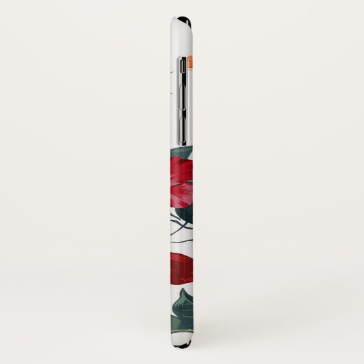 Texture Summer Leaf Case-Mate iPhone Case (Achterkant/links)