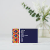 Texture Tone - Terrazzo 04 - Deep Navy Visitekaartje (Staand voorkant)