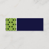 Texture Tone - Terrazzo Pattern 010 - Deep Navy Mini Visitekaartje (Achterkant)