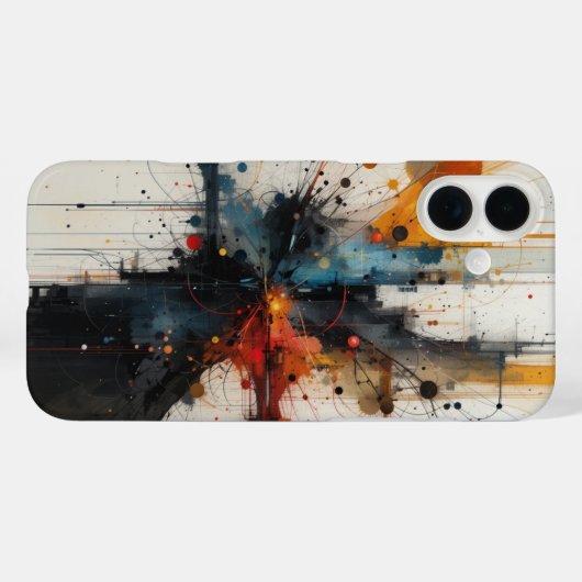 Textured Abstracte kunst Case-Mate iPhone Case (Achterkant (horizontaal))