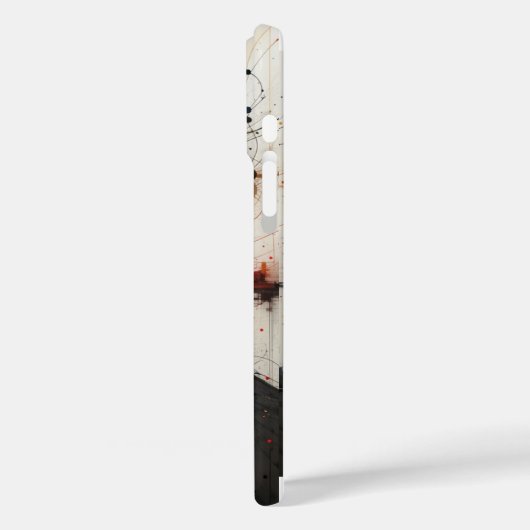 Textured Abstracte kunst Case-Mate iPhone Case (Achterkant / Links)