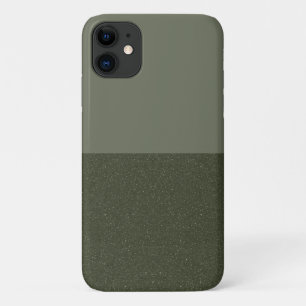 Textured Bottom Moss Green iPhone 11 Hoesje (Aange