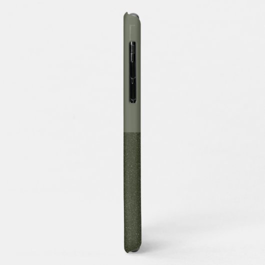 Textured Bottom Moss Green iPhone 11 Hoesje (Aange (Achterkant/links)