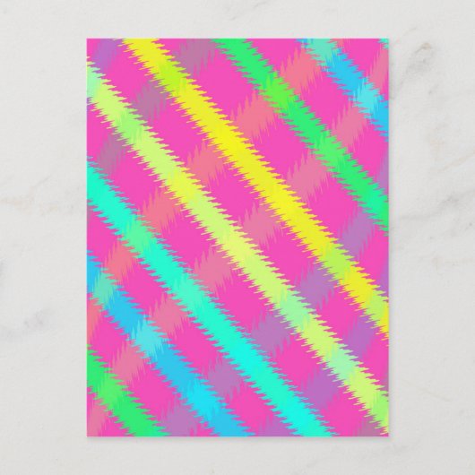 Textured Check Briefkaart (Voorkant)