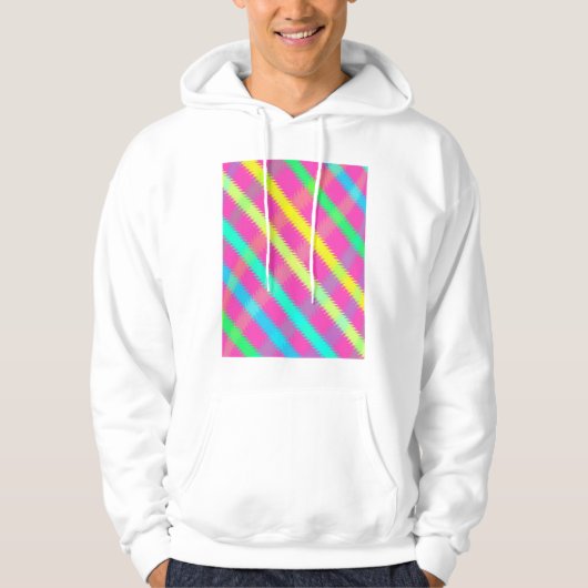 Textured Check Hoodie (Voorkant)