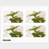 Textured Dogwood Bunch Berry Rechthoekige Sticker (Vel)