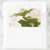 Textured Dogwood Bunch Berry Rechthoekige Sticker (Tas)