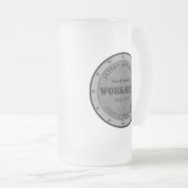 Textured Effect Shop Workshop Shed Man Cave Matglas Bierpul (Voorkant rechts)