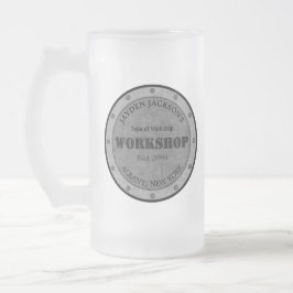 Textured Effect Shop Workshop Shed Man Cave Matglas Bierpul
