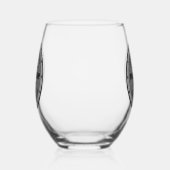 Textured Effect Shop Workshop Shed Man Cave Wijnglas Zonder Voet (Rechts)