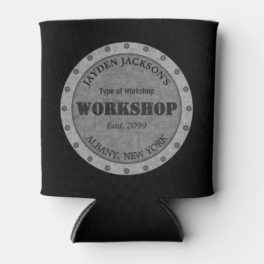Textured Effect Winkel Workshop Schuur Blikkoeler Blikjeskoeler (Voorkant)