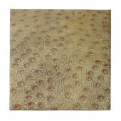 TEXTURED FAUX OSTRICH LEATHER TEGELTJE (Voorkant)