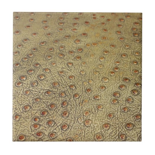 TEXTURED FAUX OSTRICH LEATHER TEGELTJE (Voorkant)