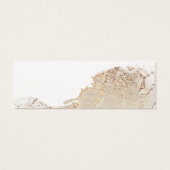 textured Gold folie Wedding Website Kaart (Achterkant)