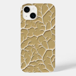 Textured Khaki Tak iPhone Hoesje voor Stijl