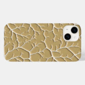 Textured Khaki Tak iPhone Hoesje voor Stijl (Achterkant (horizontaal))