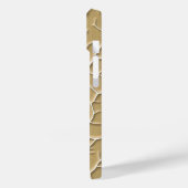Textured Khaki Tak iPhone Hoesje voor Stijl (Achterkant / Links)