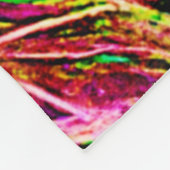 Textured Leaf Garden Art Fleece Deken (Hoek)