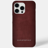 Textured Look met Upscale Manly Design Case-Mate iPhone Case (Achterkant)