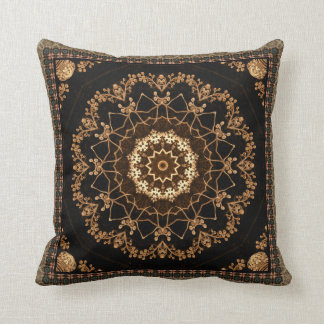 Textured Mandala Flower Kussen