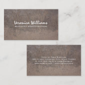 Textured Metal Visitekaartje (Voorkant / Achterkant)