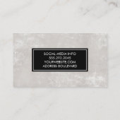 Textured Modern Visitekaartje (Achterkant)