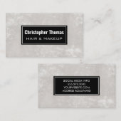 Textured Modern Visitekaartje (Voorkant / Achterkant)