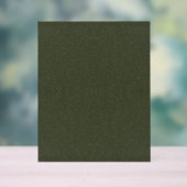 Textured Moss Green Acrylic Sign – Acryl Bord (Neutraal)