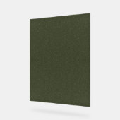 Textured Moss Green Acrylic Sign – Acryl Bord (Hoek)