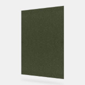 Textured Moss Green Acrylic Sign – Acryl Bord (Hoek)