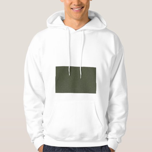 Textured Moss Green Box Hoodie –  (Voorkant)