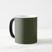 Textured Moss Green Ceramic Mok – (Voorkant links)