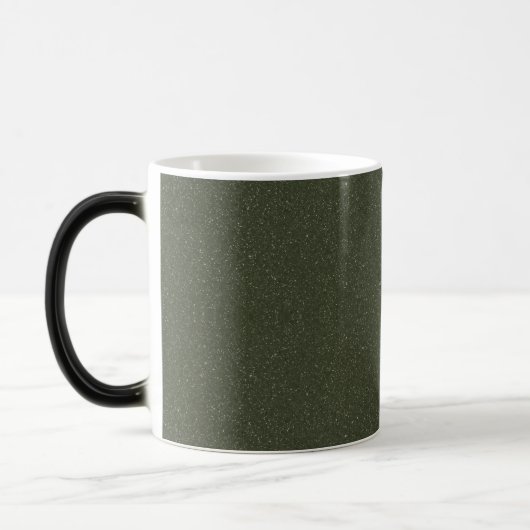 Textured Moss Green Ceramic Mok – (Links)