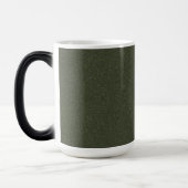 Textured Moss Green Coffee Mok – Aangepast (Links)