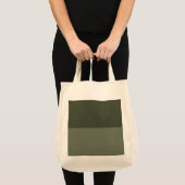 Textured Moss Green Color Block Tas – Aanpassen (Voorkant (product))