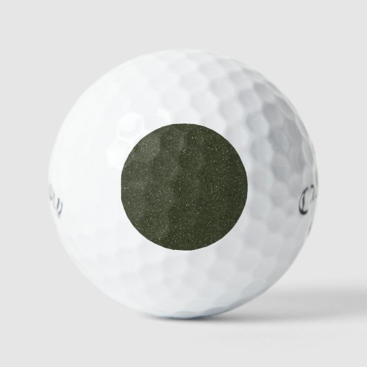 Textured Moss Green Custom Golf Ball Golfballen (Voorkant)