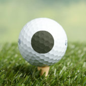 Textured Moss Green Custom Golf Ball Golfballen (Insitu Shirt)