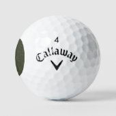 Textured Moss Green Custom Golf Ball Golfballen (Logo)