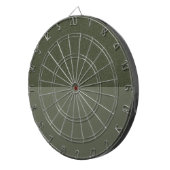 Textured Moss Green Dartboard – Split Design Dartbord (Voorkant Rechts)