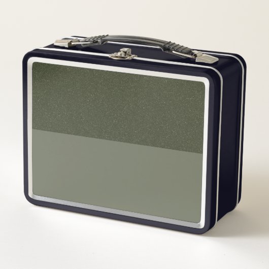 Textured Moss Green Gift Lunchbox –  (Voorkant)