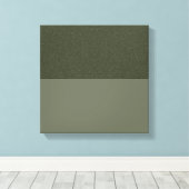Textured Moss Green Grounded Canvas Afdrukken (Aan (Insitu (Houten vloer))